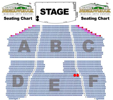 Meadowbrook seating chart