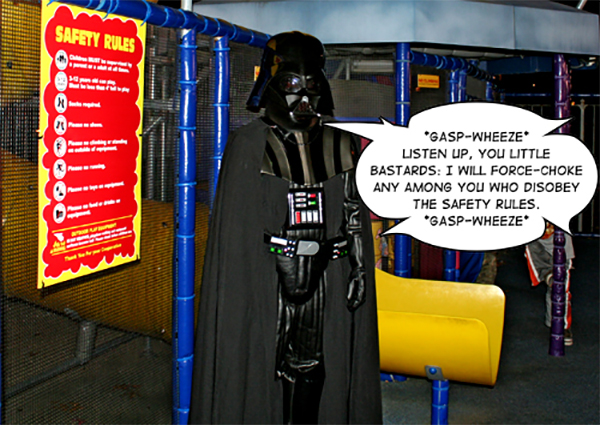 Darth Vader: Sith Lord & McDonald's Playground Safety Officer