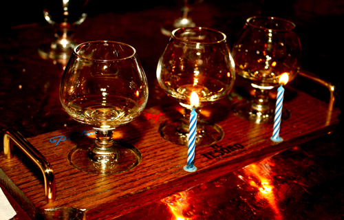 Happy Birthday to me ... with Cabo Uno shots
