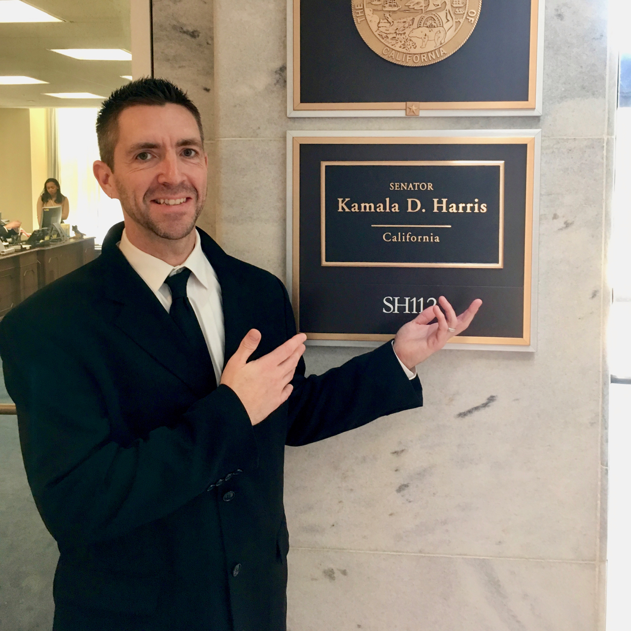 Jon Zal @ Kamala Harris' office